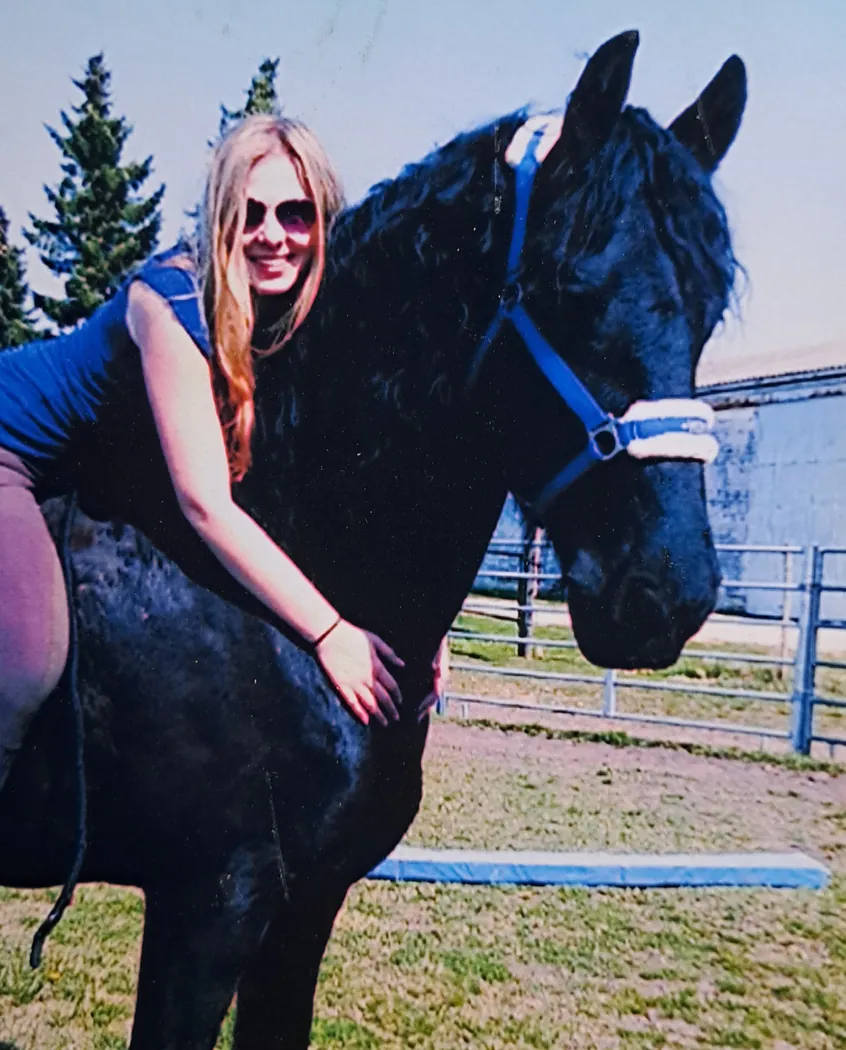 Foto aus Kristinas Zeit mit Schulpferden und Reitbeteiligungen (4 von 27)