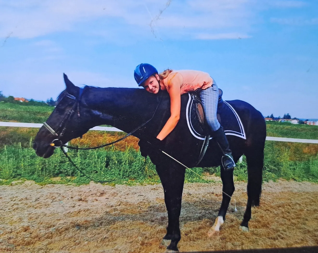 Foto aus Kristinas Zeit mit Schulpferden und Reitbeteiligungen (5 von 27)