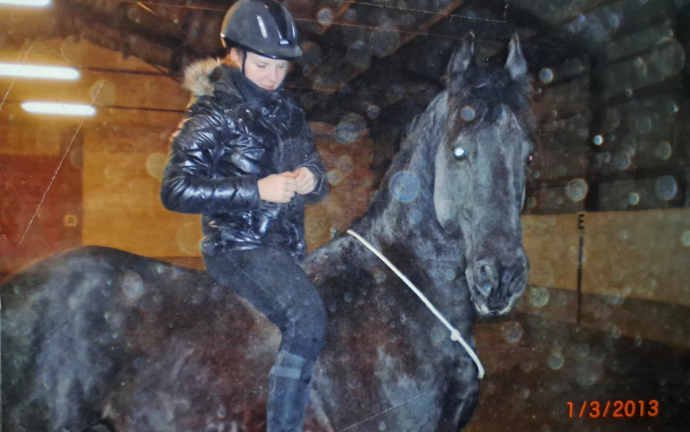 Foto aus Kristinas Zeit mit Schulpferden und Reitbeteiligungen (7 von 27)