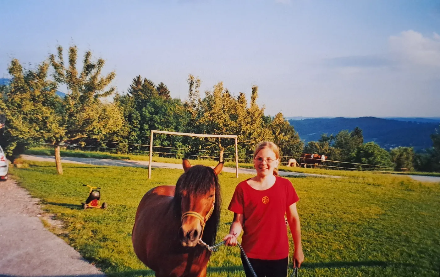 Foto aus Kristinas Zeit mit Schulpferden und Reitbeteiligungen (8 von 27)