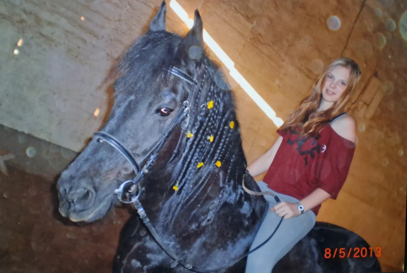 Foto aus Kristinas Zeit mit Schulpferden und Reitbeteiligungen (11 von 27)