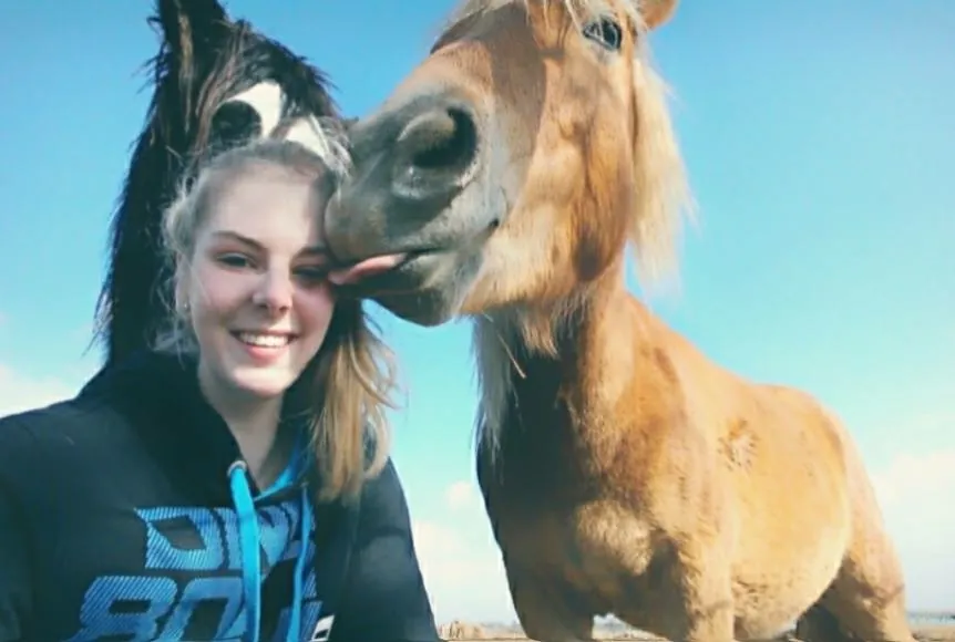 Foto aus Kristinas Zeit mit Schulpferden und Reitbeteiligungen (25 von 27)